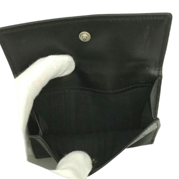 PRADA Logo Leather unisex Bifold black Wallet in prada box - Picture 7 of 10